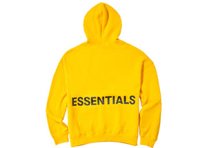 Fear of God Essentials Graphic Pullover Hoodie Yellow