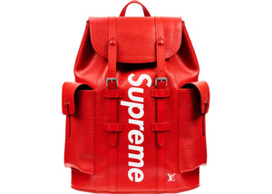 Louis Vuitton x Supreme Christopher Backpack Epi PM Red