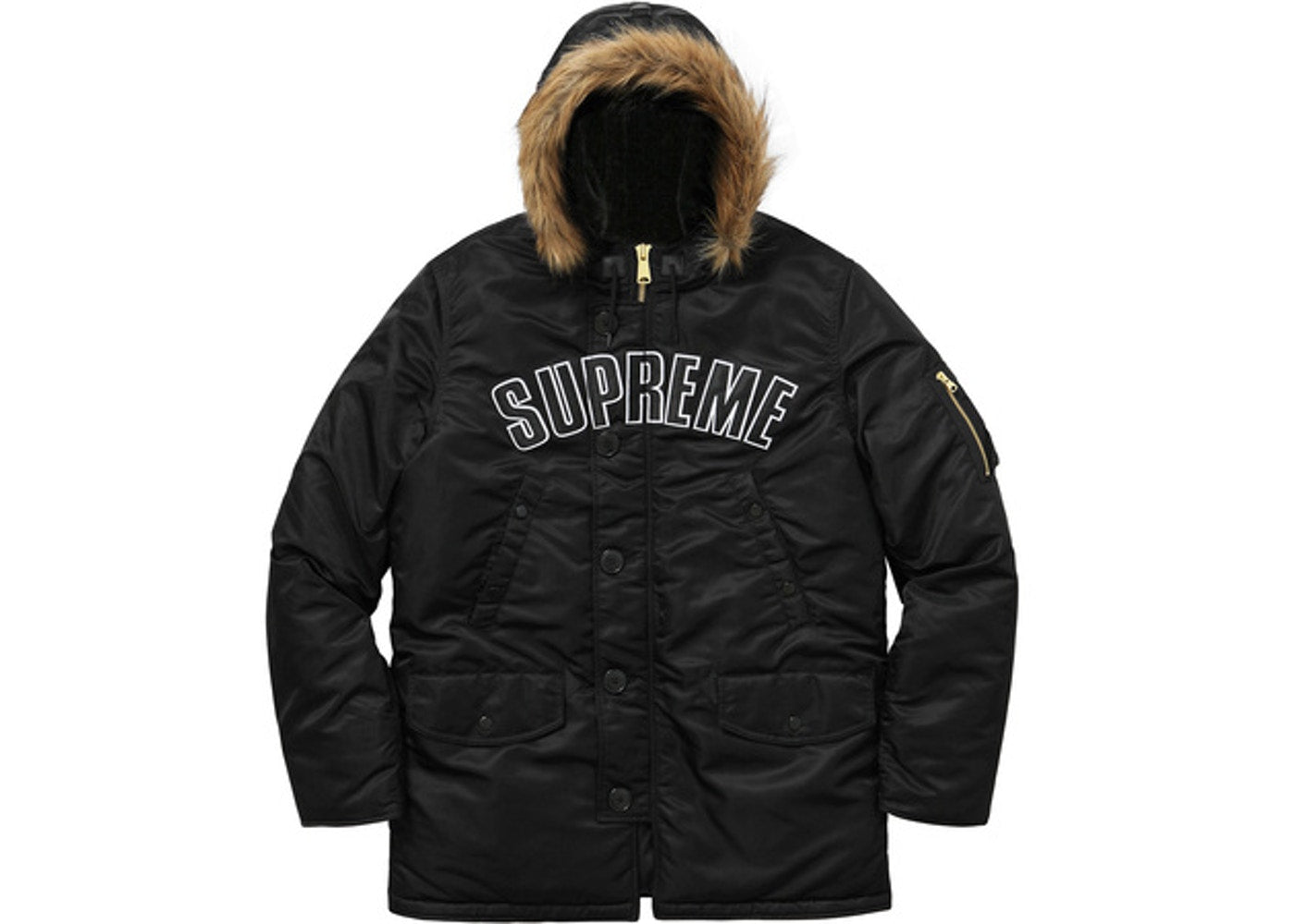 Supreme Arc Logo N3B Parka Black