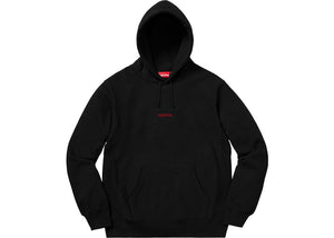 Supreme Trademark Hooded Sweatshirt Black