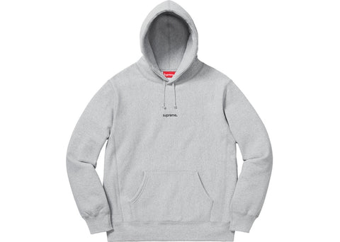 Supreme Trademark Hooded Sweatshirt Heather Grey