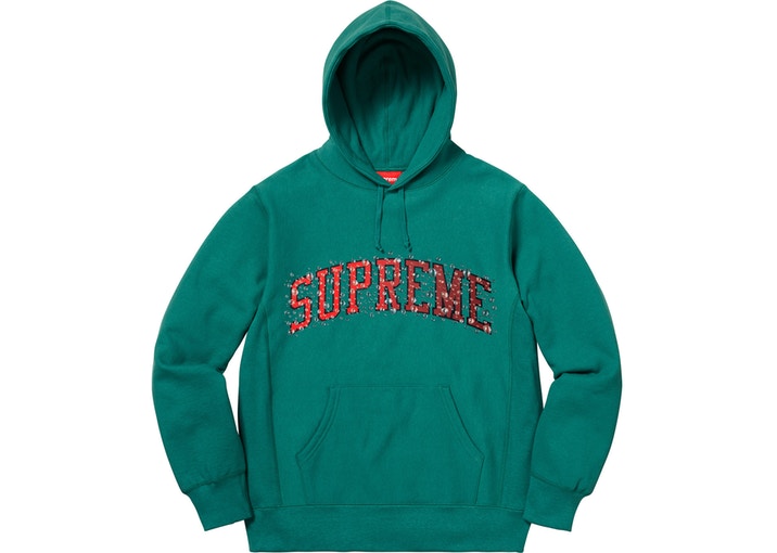 Supreme Water Arc Hooded Sweatshirt Dark Teal